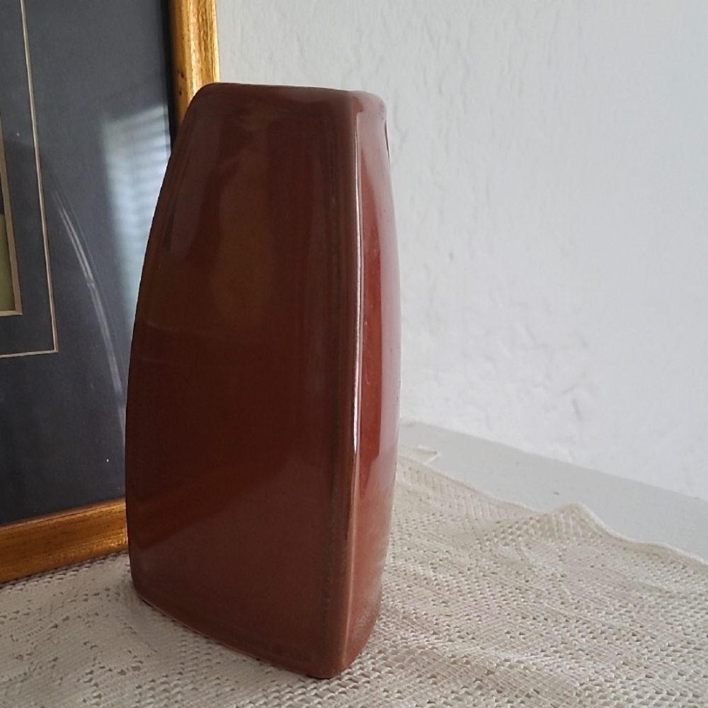 Triangle Brown Vase